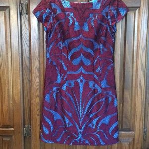 Nanette Lepore lace overlay dress